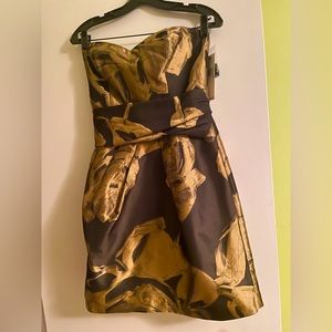 Strapless DKNY cocktail dress